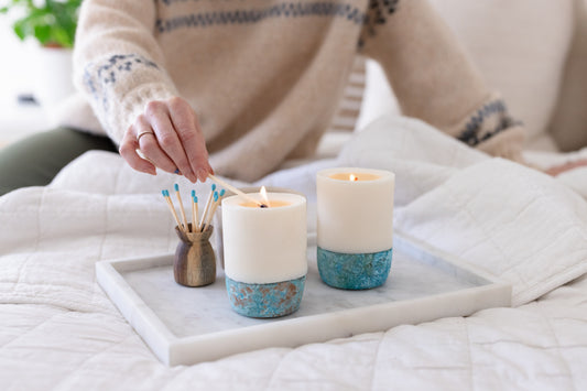Isla Crème Coastal Artisan Pillar Soy Candle